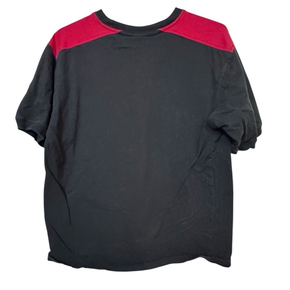 Y2K Vintage Too Heavy Motorcycle Skulls Black & Red Men’s L Graphic T-Shirt RARE - Picture 2 of 4